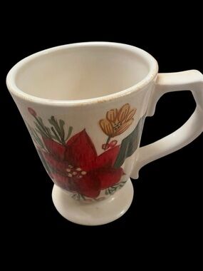 VTG HOME Holiday Floral Pedestal Replacement Mug